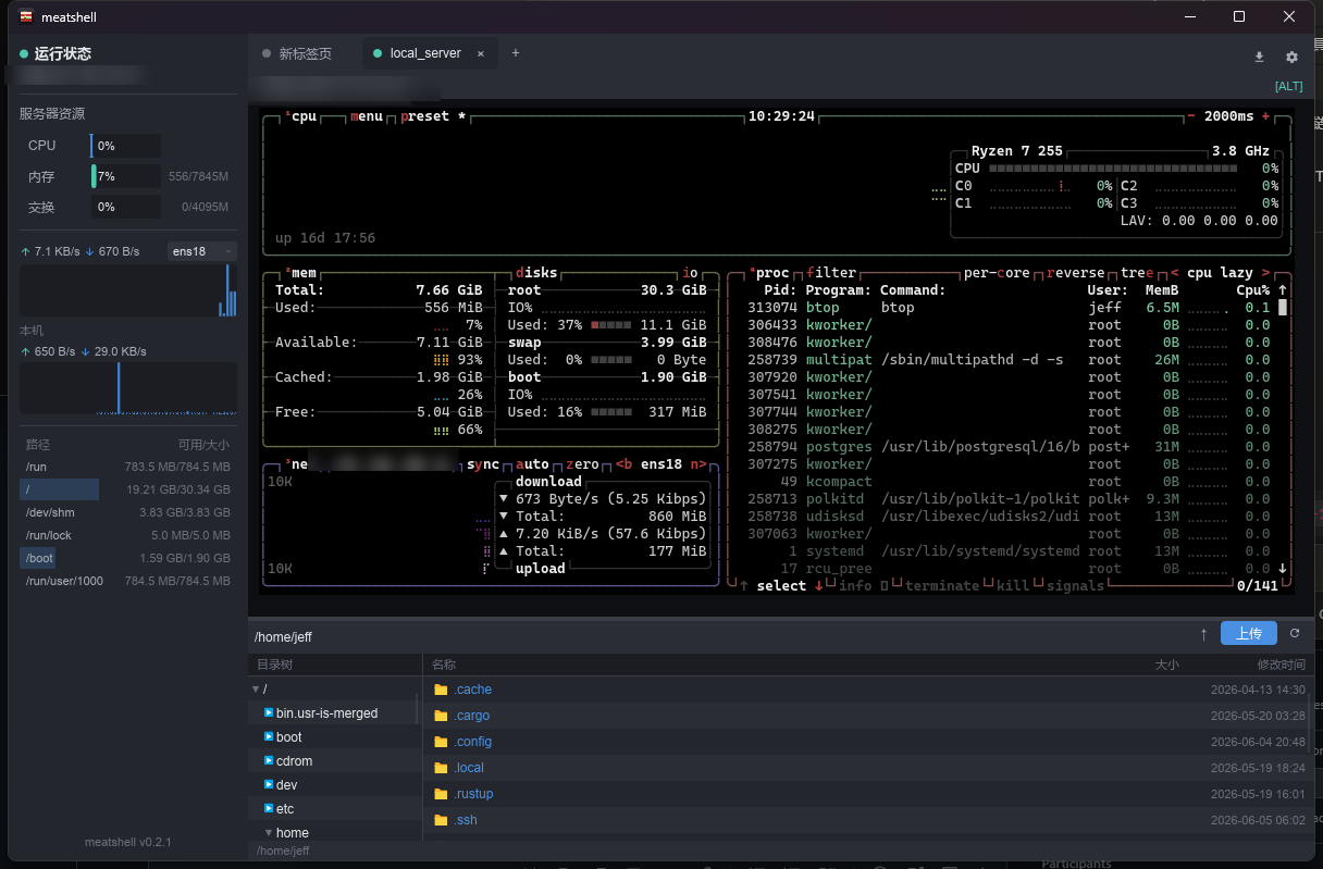 Terminal + SFTP